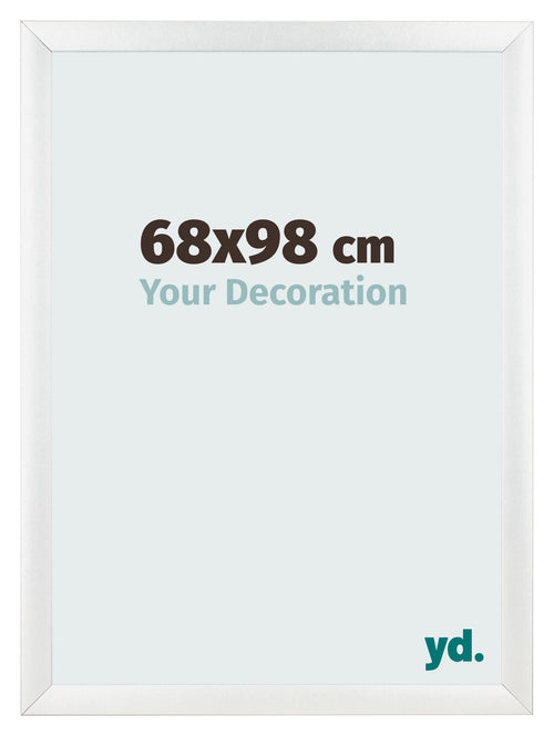 Fotokader 68x98cm Wit Hoogglans MDF Pisa Voorzijde Maat | Yourdecoration.be