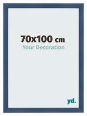 Fotokader 70x100cm Donkerblauw Geveegd MDF Pisa Voorzijde Maat | Yourdecoration.be