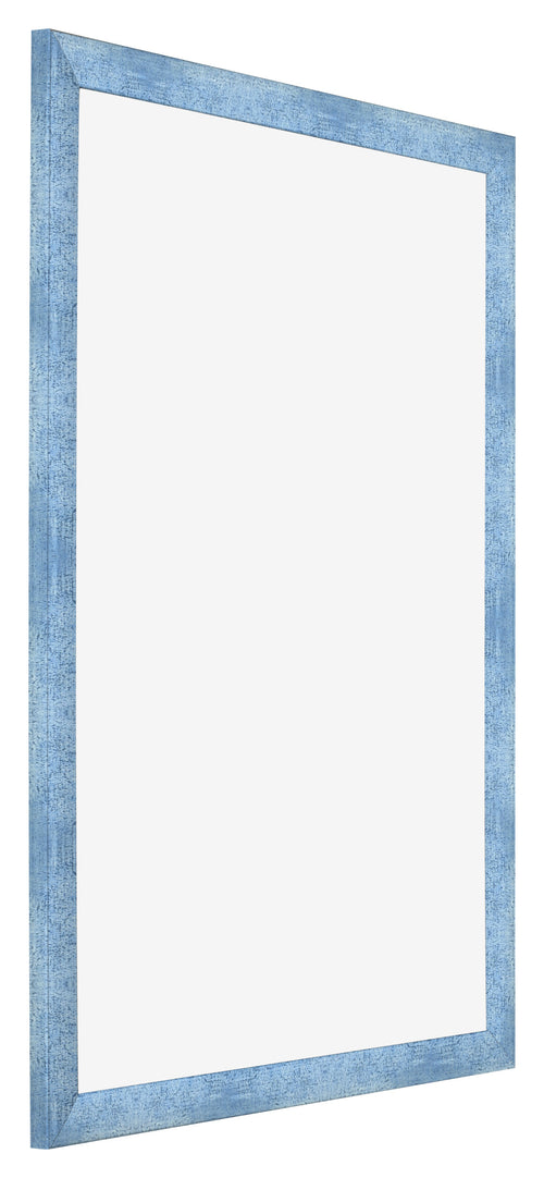 Fotokader 70x100cm Helder Blauw Geveegd MDF Pisa Voorzijde Schuin | Yourdecoration.be