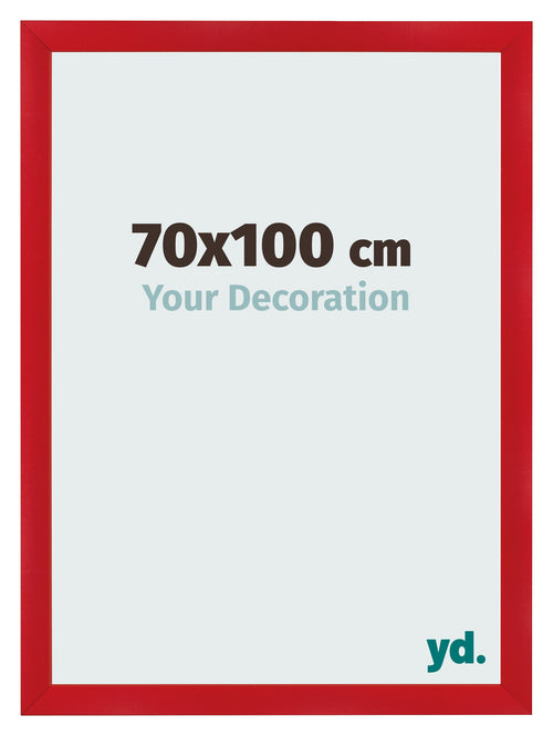 Fotokader 70x100cm Rood MDF Pisa Voorzijde Maat | Yourdecoration.be