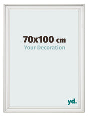 Fotokader 70x100cm Wit Geveegd MDF Lazio Voorzijde Maat | Yourdecoration.be