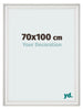 Fotokader 70x100cm Wit Geveegd MDF Lazio Voorzijde Maat | Yourdecoration.be