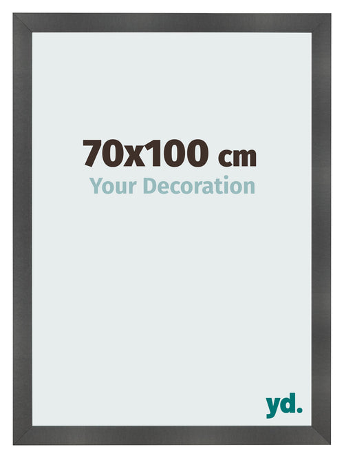 Fotokader 70x100cm Zwart Mat MDF Pisa Voorzijde Maat | Yourdecoration.be