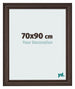 Fotokader 70x90cm Eiken Donker MDF Lazio Voorzijde Maat | Yourdecoration.be