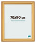 Fotokader 70x90cm Goud Mat MDF Lazio Voorzijde Maat | Yourdecoration.be