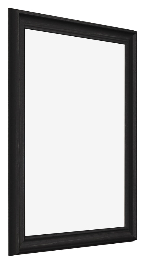 Fotokader 70x90cm Zwart Houtnerf MDF Lazio Voorzijde Schuin | Yourdecoration.be