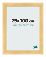 Fotokader 75x100cm Goud Mat MDF Pisa Voorzijde Maat | Yourdecoration.be