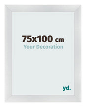 Fotokader 75x100cm Zilver Mat MDF Pisa Voorzijde Maat | Yourdecoration.be