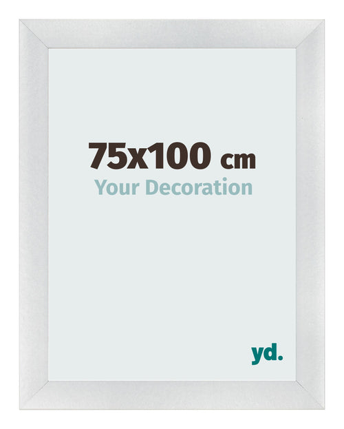 Fotokader 75x100cm Zilver Mat MDF Pisa Voorzijde Maat | Yourdecoration.be