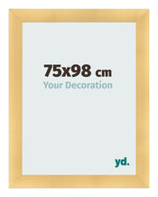 Fotokader 75x98cm Goud Mat MDF Pisa Voorzijde Maat | Yourdecoration.be