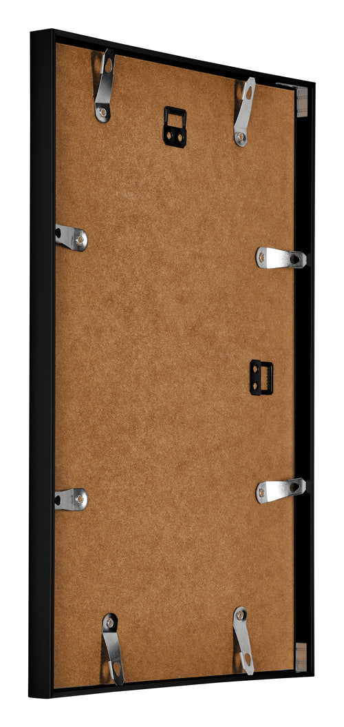 Kent Aluminium Fotokader 32x45cm Zwart Mat Achterzijde Schuin | Yourdecoration.be