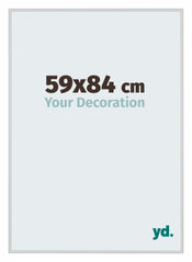 Miami Aluminium Fotokader 59x84cm Zilver Mat Voorzijde Maat | Yourdecoration.be