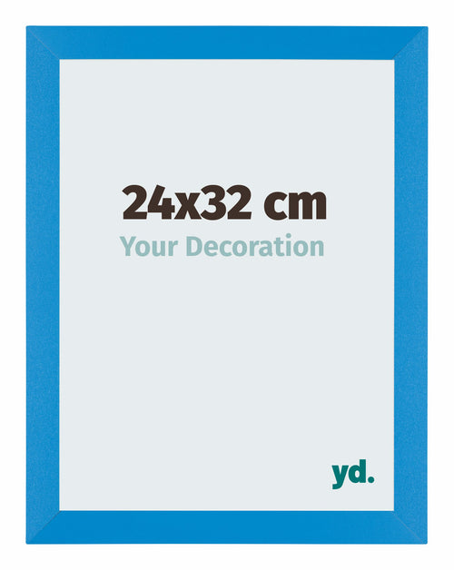 Mura MDF Fotokader 24x32cm Helder Blauw Voorzijde Maat | Yourdecoration.be