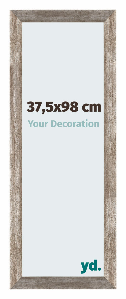 Mura MDF Fotokader 37 5x98cm Metaal Vintage Voorzijde Maat | Yourdecoration.be