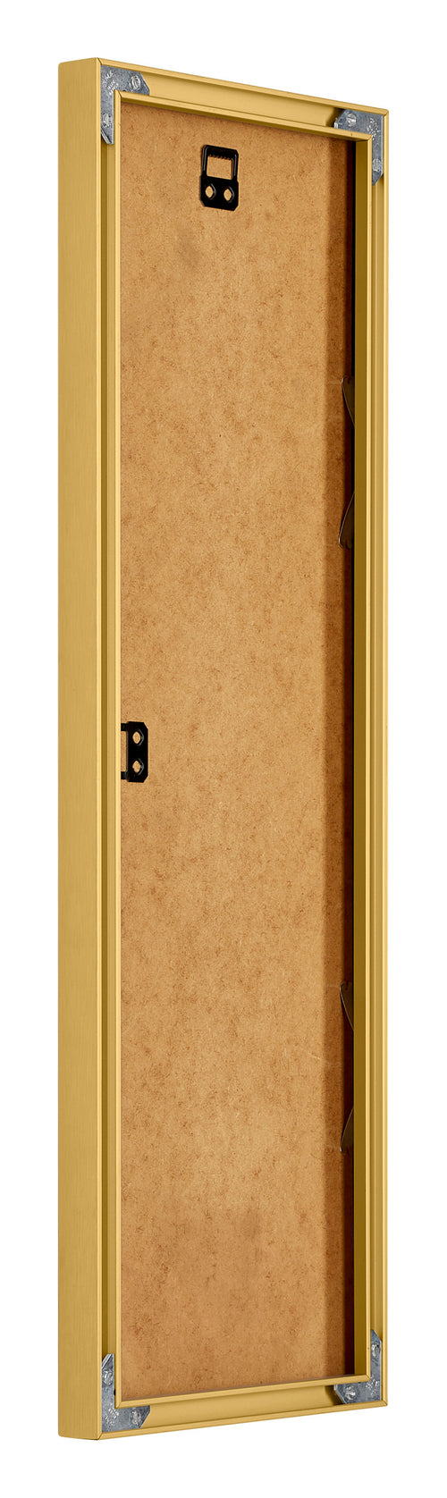 New York Aluminium Fotokader 37 5x98cm Goud Glanzend Achterzijde Schuin | Yourdecoration.be