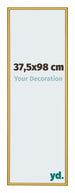 New York Aluminium Fotokader 37 5x98cm Goud Glanzend Voorzijde Maat | Yourdecoration.be