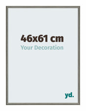 New York Aluminium Fotokader 46x61cm Mercury Structuur Voorzijde Maat | Yourdecoration.be