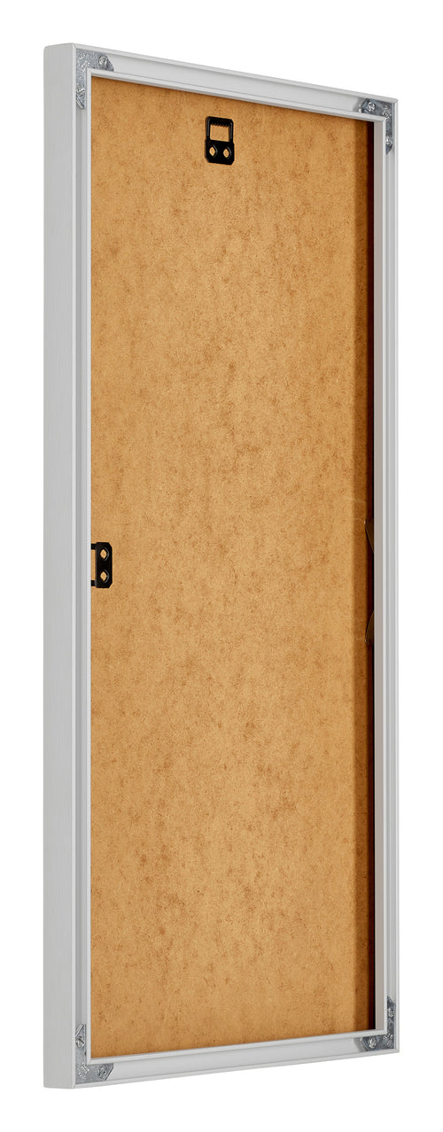 New York Aluminium Fotokader 50x100cm Zilver Mat Achterzijde Schuin | Yourdecoration.be