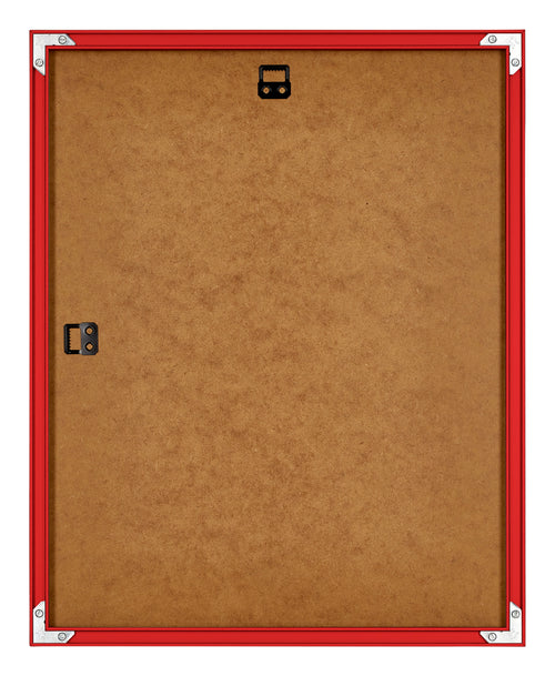 New York Aluminium Fotokader 50x60cm Ferrari Rood Achterzijde | Yourdecoration.be