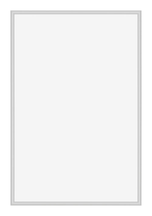 New York Aluminium Fotokader 60x90cm Zilver Mat Voorzijde | Yourdecoration.be