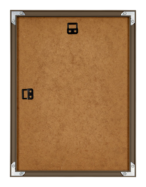 New York Aluminium Fotokader 75x100cm Walnoot Structuur Achterzijde | Yourdecoration.be