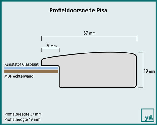 Pisa Detail Doorsnede Tekening | Yourdecoration.be