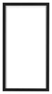 Virginia Aluminium Fotokader 45x80cm Zwart Voorzijde | Yourdecoration.be