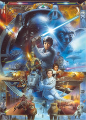 Komar Star Wars Luke Skywalker Collage Fotobehang 184x254cm | Yourdecoration.be