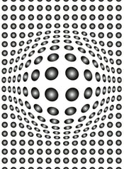 Wizard+Genius Dots Black And White Vlies Fotobehang 192x260cm 4 banen | Yourdecoration.be