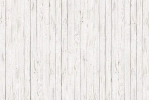 Wizard+Genius White Wooden Wall Vlies Fotobehang 384x260cm 8 banen | Yourdecoration.be