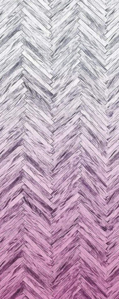 Komar Herringbone Pink Vlies Fotobehang 100x250cm 1 baan | Yourdecoration.be