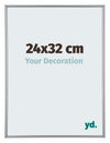 Annecy Kunststof Fotokader 24x32cm Zilver Voorzijde Maat | Yourdecoration.be