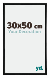 Annecy Kunststof Fotokader 30x50cm Zwart Hoogglans Maat | Yourdecoration.be