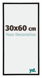 Annecy Kunststof Fotokader 30x60cm Zwart Hoogglans Maat | Yourdecoration.be