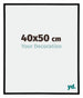 Annecy Kunststof Fotokader 40x50cm Zwart Hoogglans Maat | Yourdecoration.be