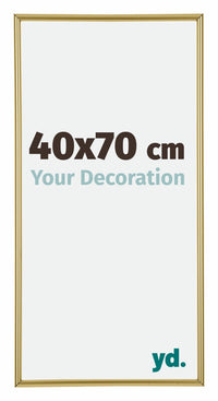 Annecy Kunststof Fotokader 40x70cm Goud Voorzijde Maat | Yourdecoration.be