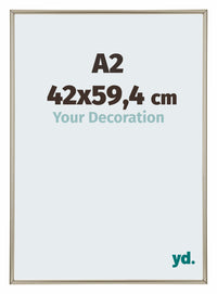 Annecy Kunststof Fotokader 42x59 4cm A2 Champagne Voorzijde Maat | Yourdecoration.be