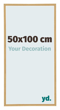 Annecy Kunststof Fotokader 50x100cm Licht Beuken Voorzijde Maat | Yourdecoration.be