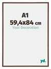 Annecy Kunststof Fotokader 59 4x84cm A1 Bruin Voorzijde Maat | Yourdecoration.be
