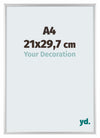 Aurora Aluminium Fotokader 21x29-7cm A4 Zilver Mat Voorzijde Maat | Yourdecoration.be