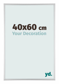 Aurora Aluminium Fotokader 40x60cm Zilver Mat Voorzijde Maat | Yourdecoration.be
