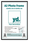 Fotokader 42x59,4cm A2 Zwart Aluminium Voorzijde Inlegvel | Yourdecoration.be