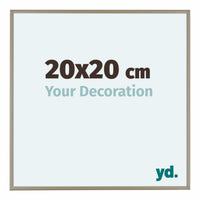 Austin Aluminium Fotokader 20x20cm Champagne Voorzijde Maat | Yourdecoration.be