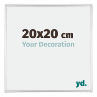 Austin Aluminium Fotokader 20x20cm Zilver Hoogglans Voorzijde Maat | Yourdecoration.be