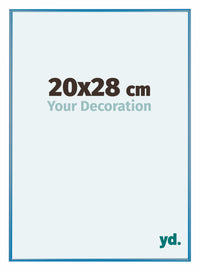 Austin Aluminium Fotokader 20x28cm Staal Blauw Voorzijde Maat | Yourdecoration.be