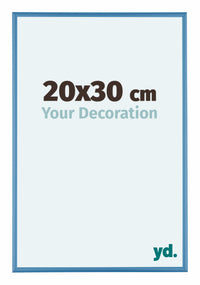 Austin Aluminium Fotokader 20x30cm Staal Blauw Voorzijde Maat | Yourdecoration.be