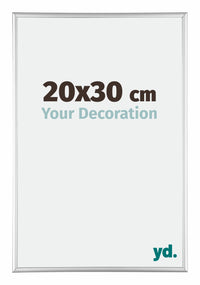 Austin Aluminium Fotokader 20x30cm Zilver Hoogglans Voorzijde Maat | Yourdecoration.be