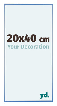 Austin Aluminium Fotokader 20x40cm Staal Blauw Voorzijde Maat | Yourdecoration.be