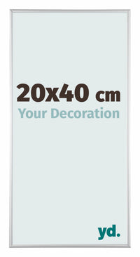 Austin Aluminium Fotokader 20x40cm Zilver Mat Voorzijde Maat | Yourdecoration.be
