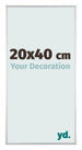 Austin Aluminium Fotokader 20x40cm Zilver Mat Voorzijde Maat | Yourdecoration.be
